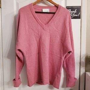 Aritzia Wilfred Free V-Neck Merino Wool Sweater